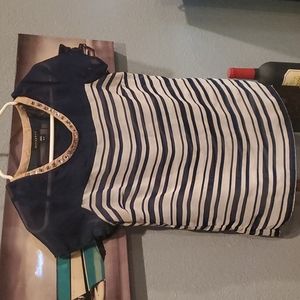 Metaphor Sheer Striped Top